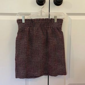 Tweed Skirt, Pink, Black and White, Youth Medium